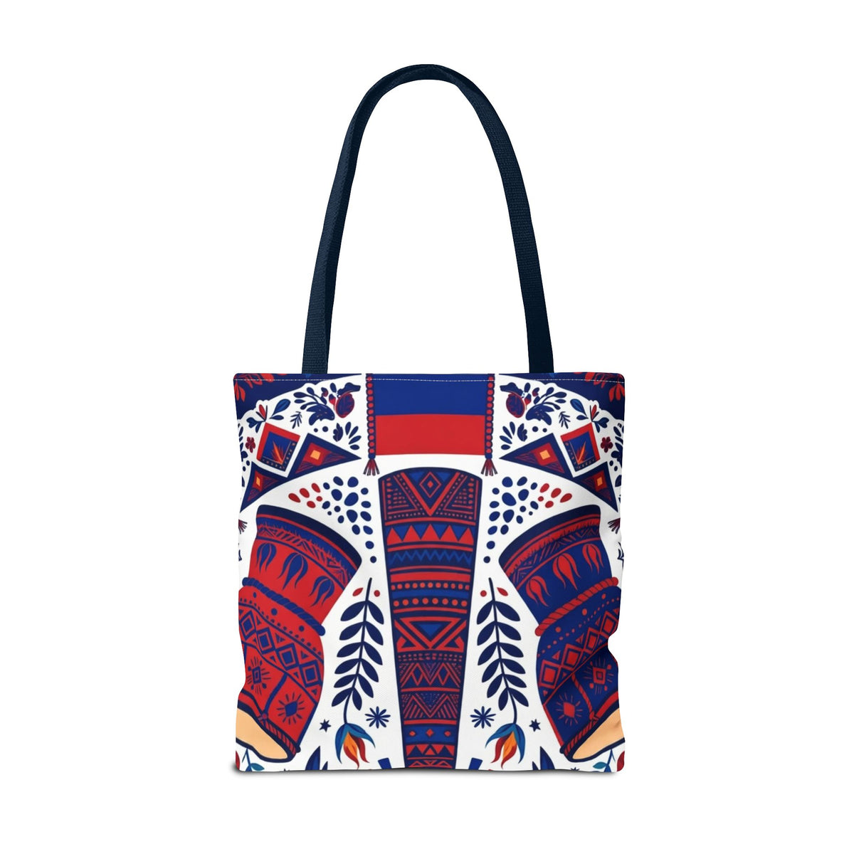 Haiti Palm & Drums Tote Bag