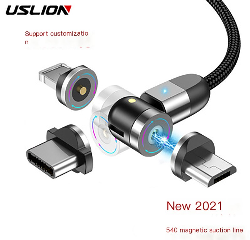 3-in-1 Magnetic Charging Cable for Apple and Android