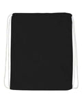 Q-Tees Q4500 Economical Cotton Drawstring Bag-1
