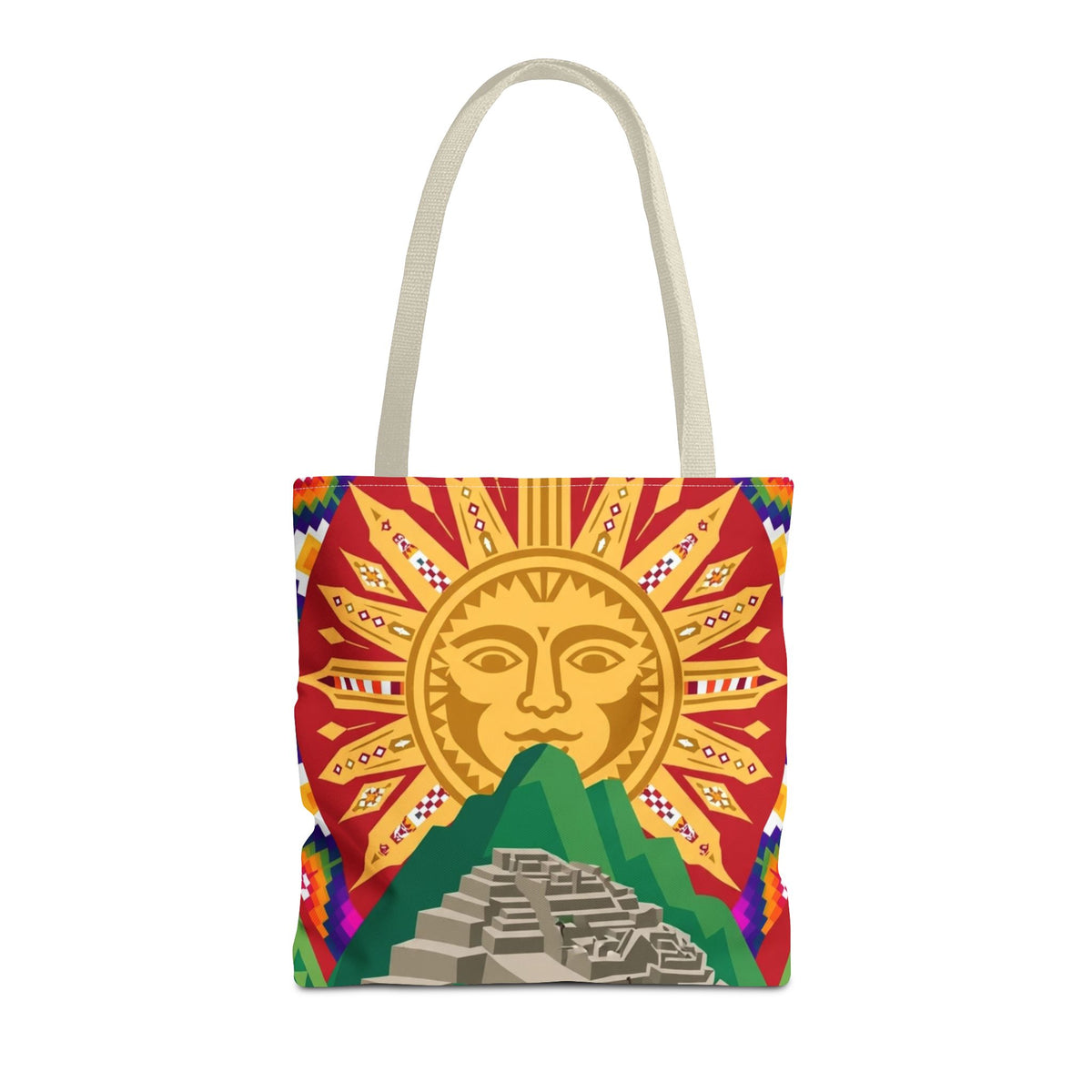 Peru Llama & Machu Picchu Tote Bag