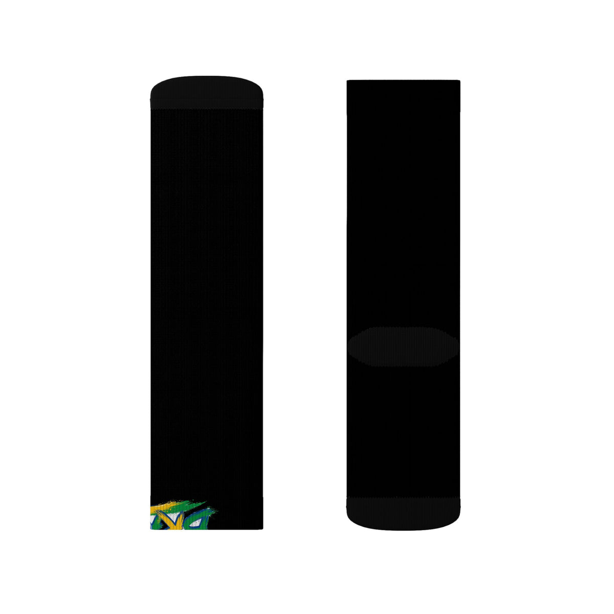 Brazil Wordmark Socks - Black