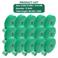 Self Adhesive Plant Nylon Cable Tie Green Adjustable Plants Hook Loop Support Garden Twine Bandage Reusable Fastener Tape Strips