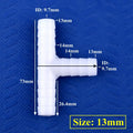 5~200pcs 4~13mm White PE Tee Connector Aquarium Tank Adapter Air Pump Hose Pagoda Joints Garden Irrigation Water Pipe Connectors