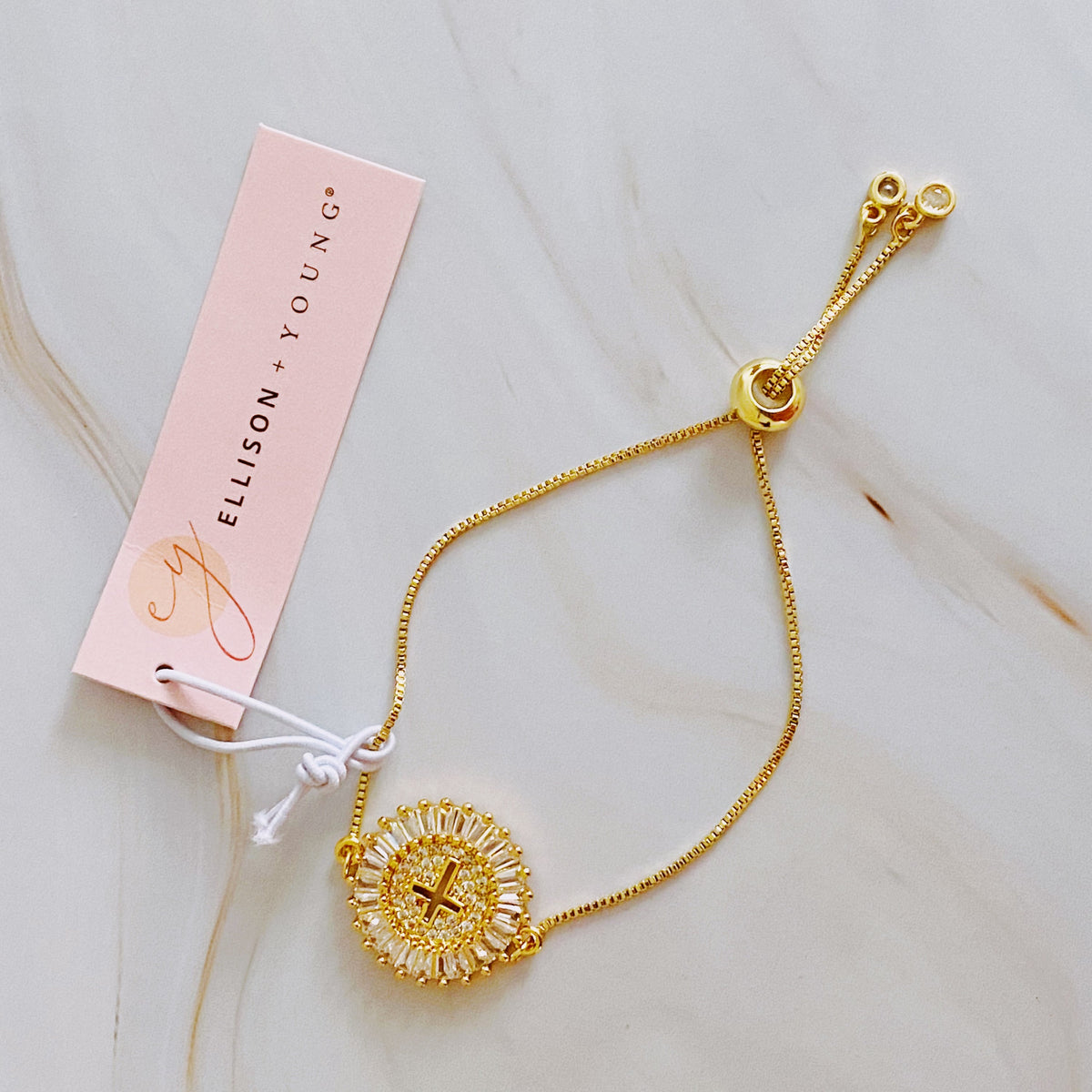 Mesmerized By The Cross Slide Bracelet