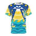 Cape Verde Volcano & Stars All-Over Print T-Shirt