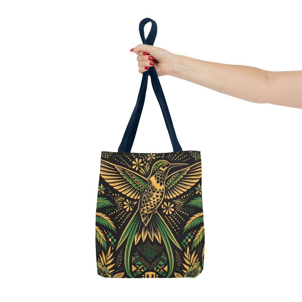 Jamaica Hummingbird & Guitar Tote Bag