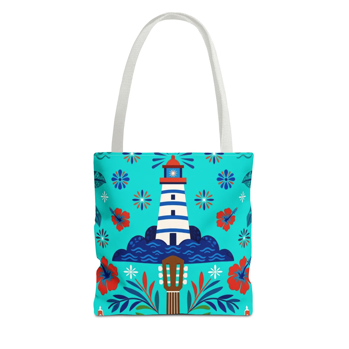 Dominican Republic Guitar & Maracas Tote Bag