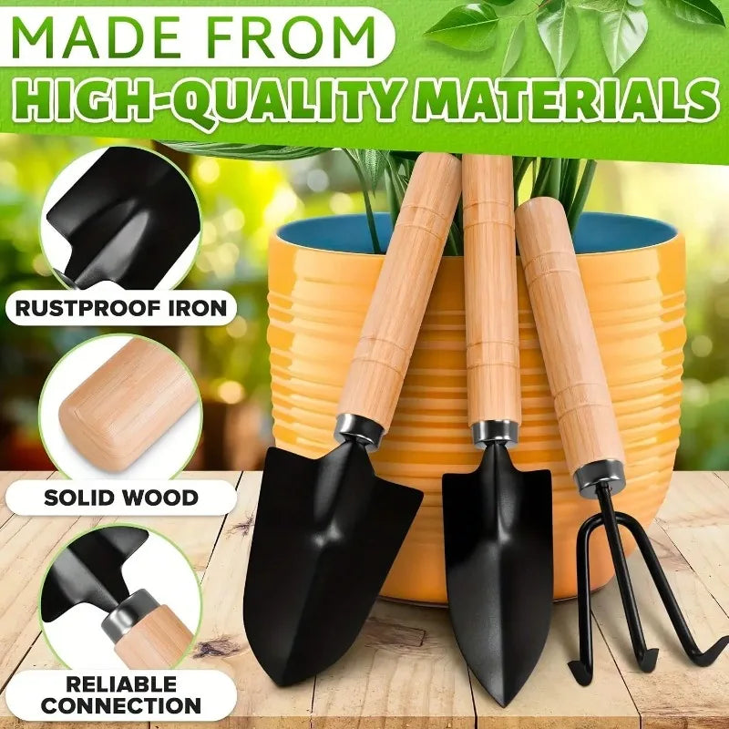 3PC/1Set Mini Gardening Tools Set Portable Small Tool With Handles