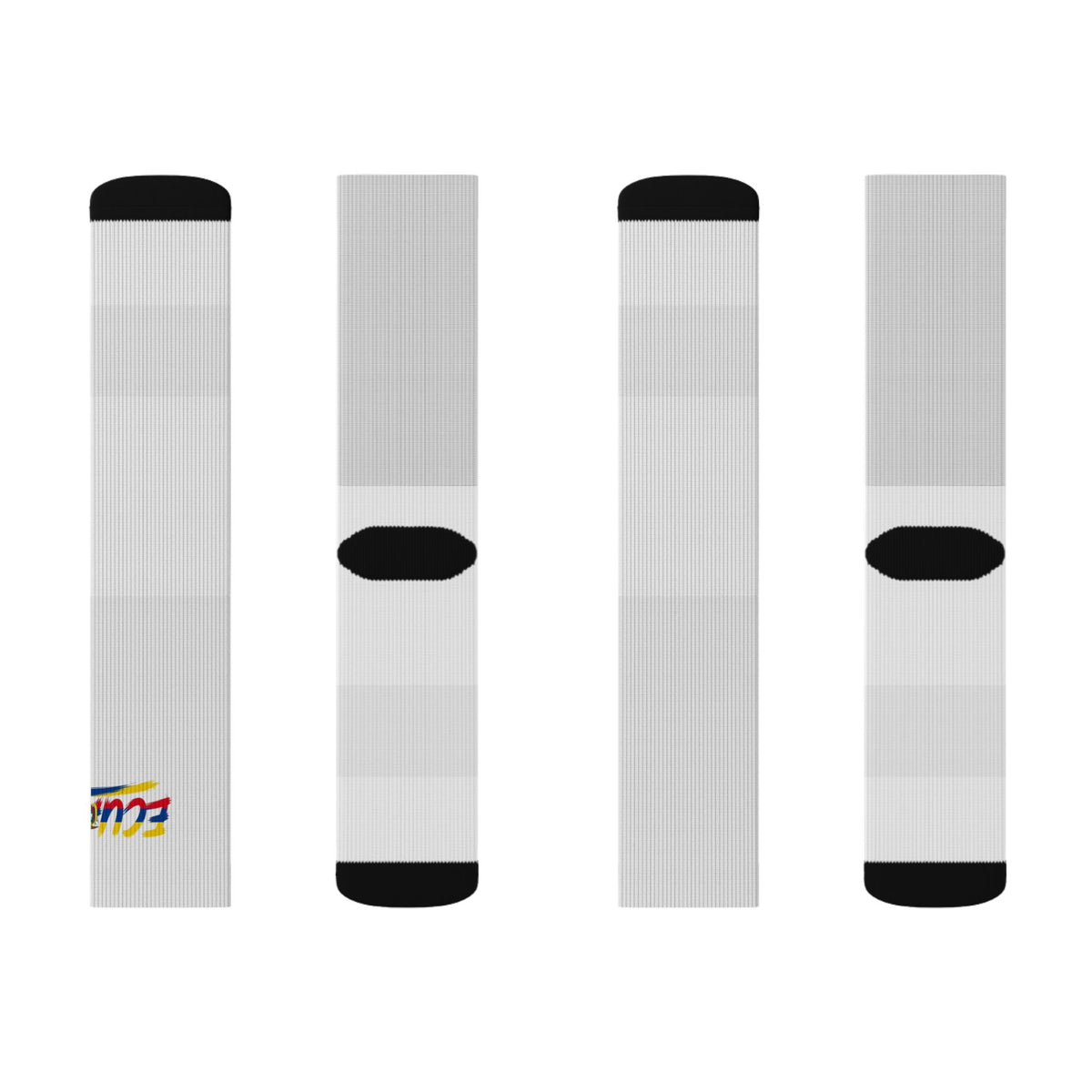 Ecuador Wordmark Socks - White
