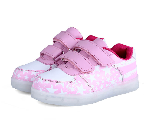 LED Rechargeable Light-Up Shoes for Kids