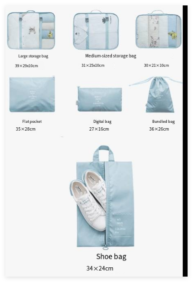 Portable Travel Luggage Packing Cubes
