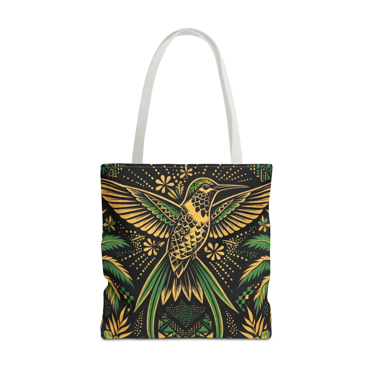 Jamaica Hummingbird & Guitar Tote Bag