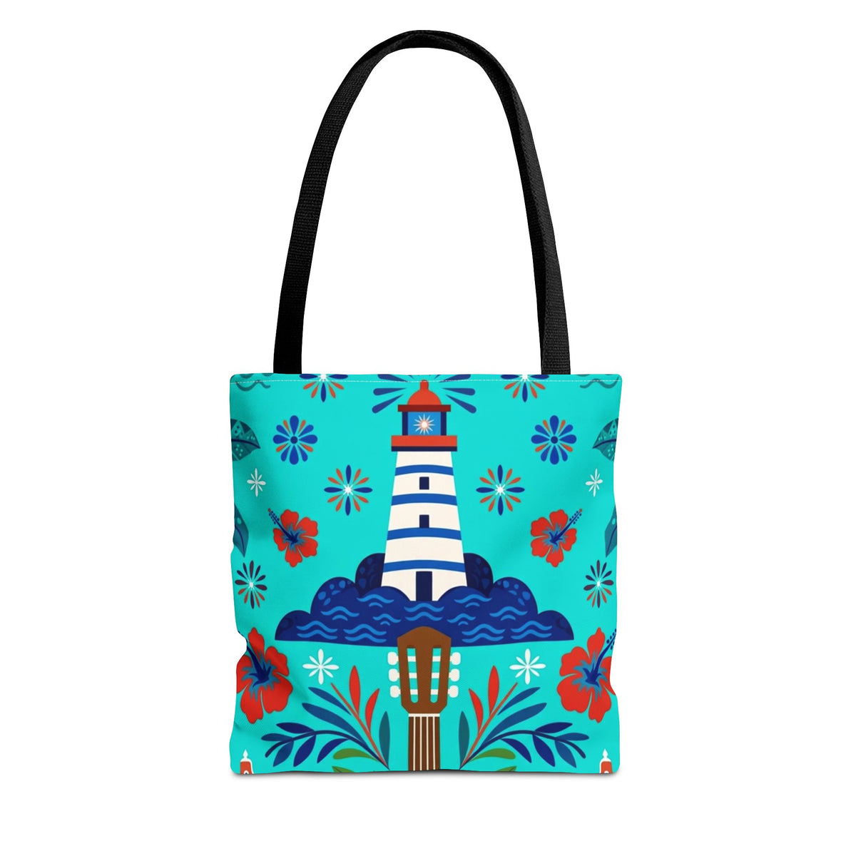 Dominican Republic Guitar & Maracas Tote Bag