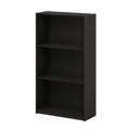 Furinno Basic 3-Tier Bookcase Storage Shelves Espresso