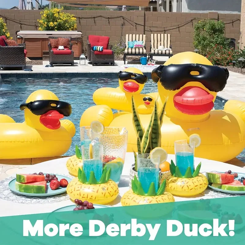 Thickened Swimming Pool Floating Bed Air Mattress Giant Duck