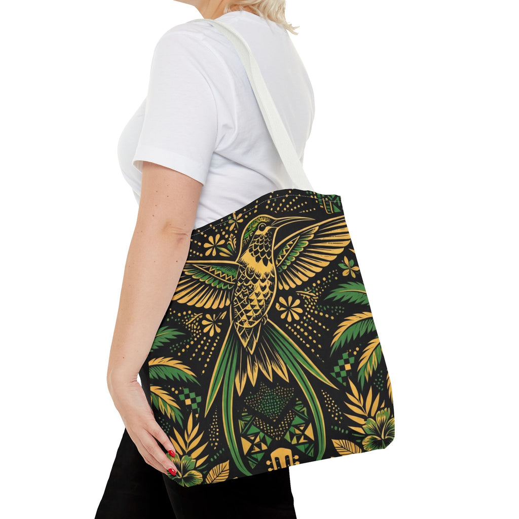Jamaica Hummingbird & Guitar Tote Bag