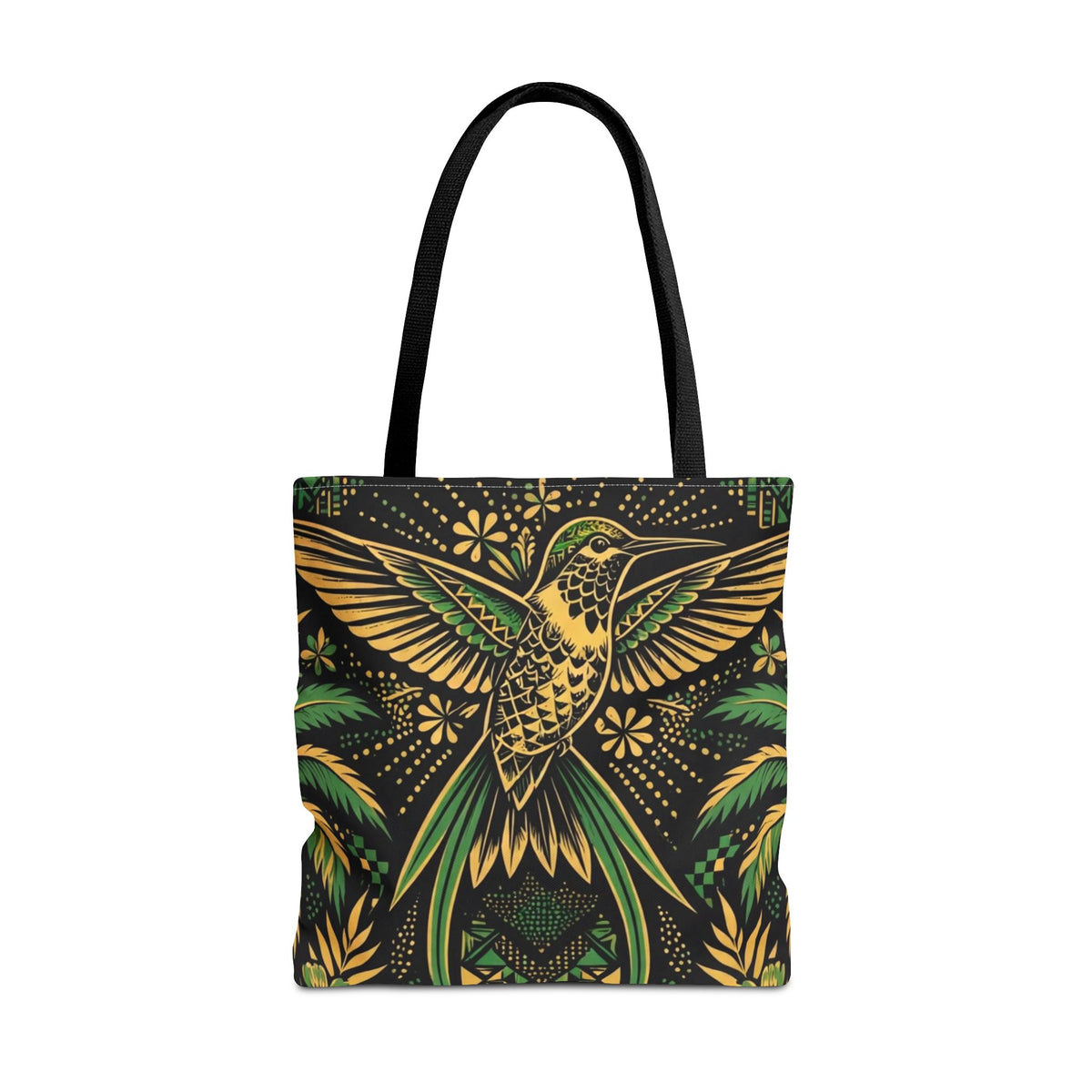 Jamaica Hummingbird & Guitar Tote Bag