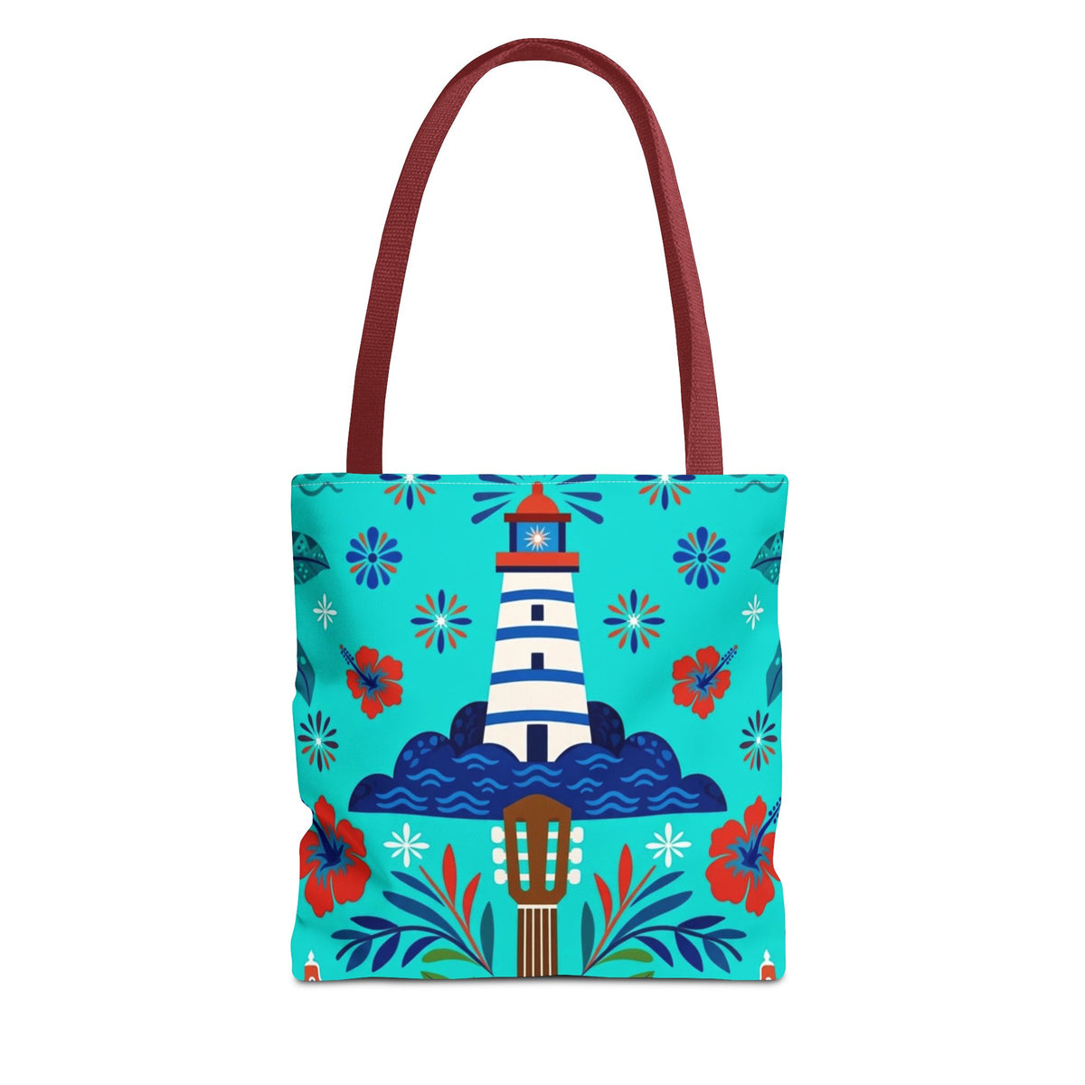 Dominican Republic Guitar & Maracas Tote Bag