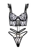 Adriana Noir Adjustable Set