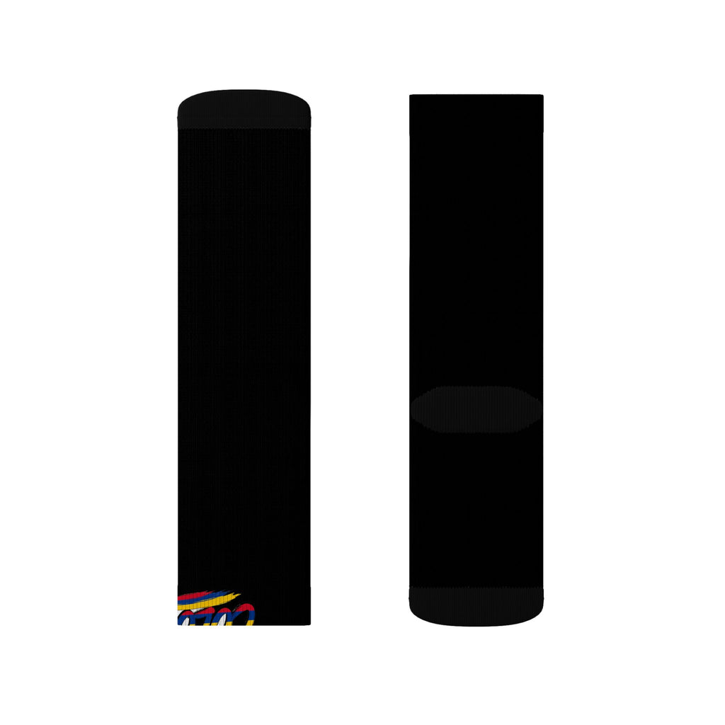 Colombia Wordmark Socks - Black