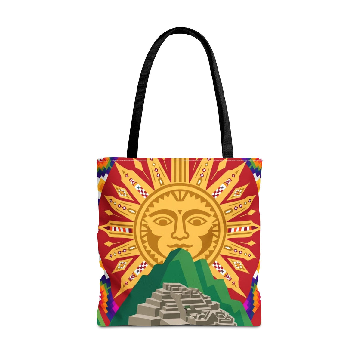 Peru Llama & Machu Picchu Tote Bag