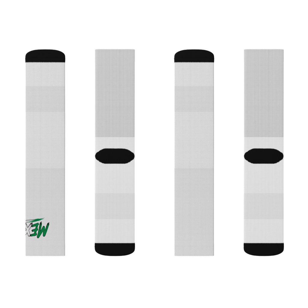 Mexico Wordmark Socks - White