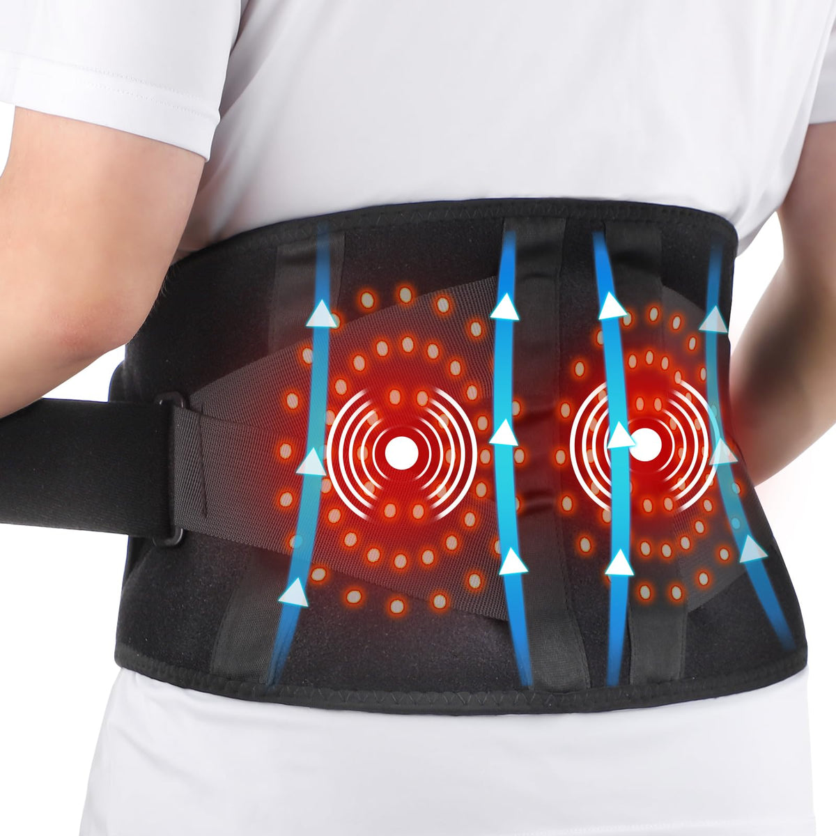 Cordless Heated Back Massage Belt