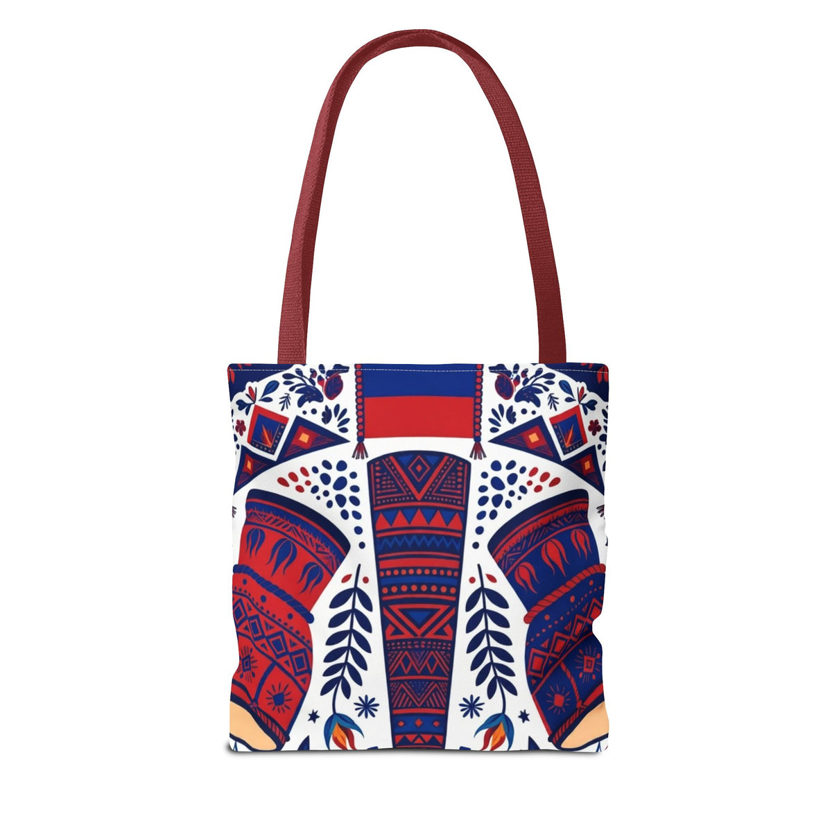 Haiti Palm & Drums Tote Bag