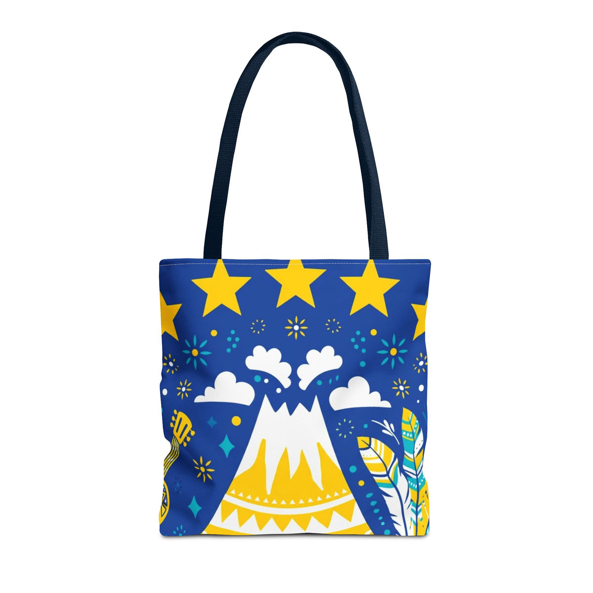 Cape Verde Volcano & Stars Tote Bag