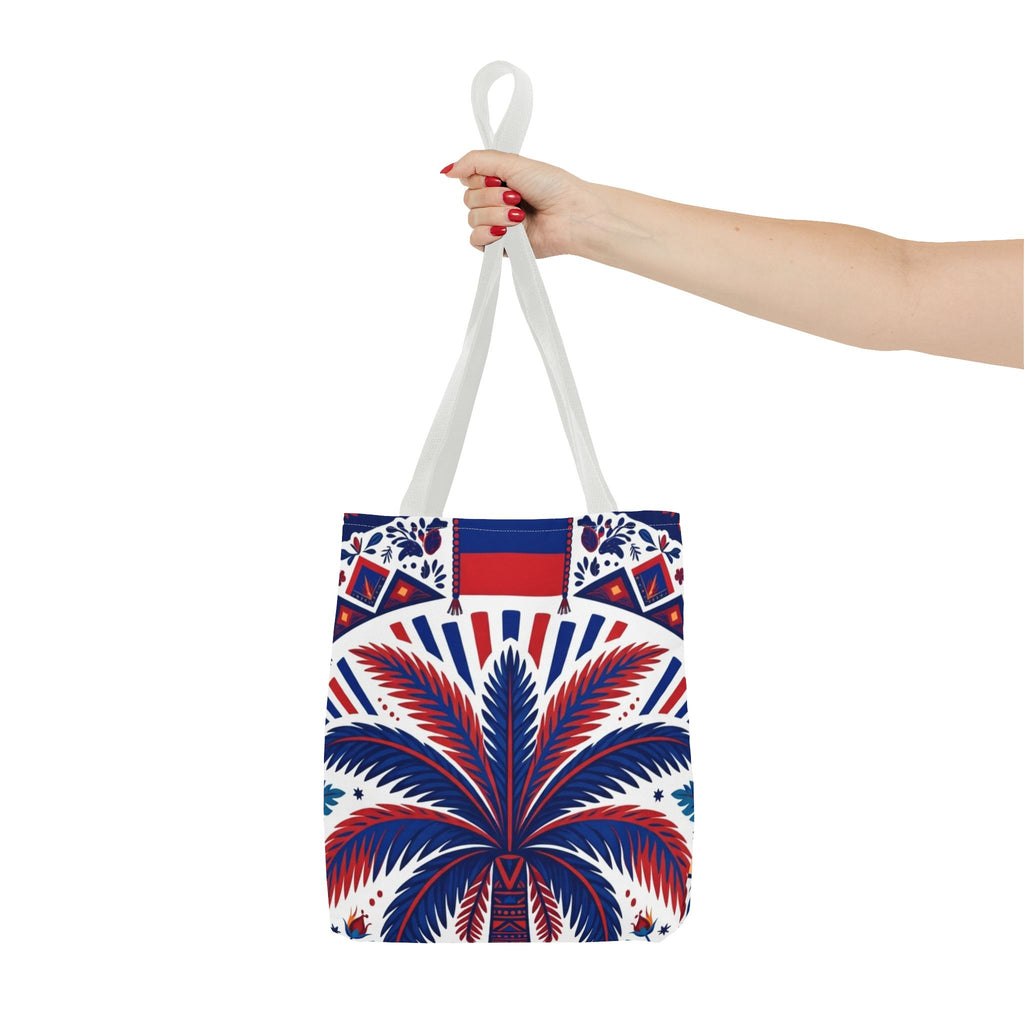 Haiti Palm & Drums Tote Bag