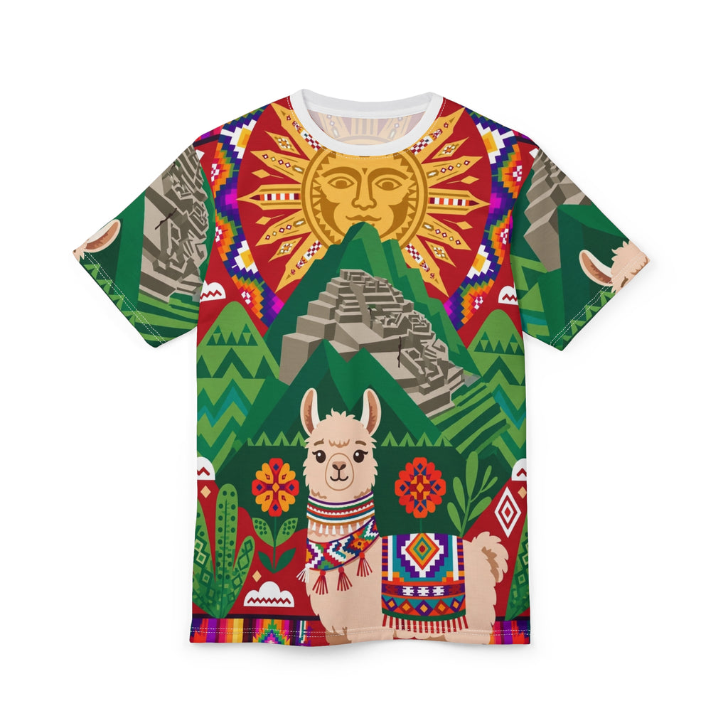 Peru Llama & Machu Picchu All-Over Print T-Shirt