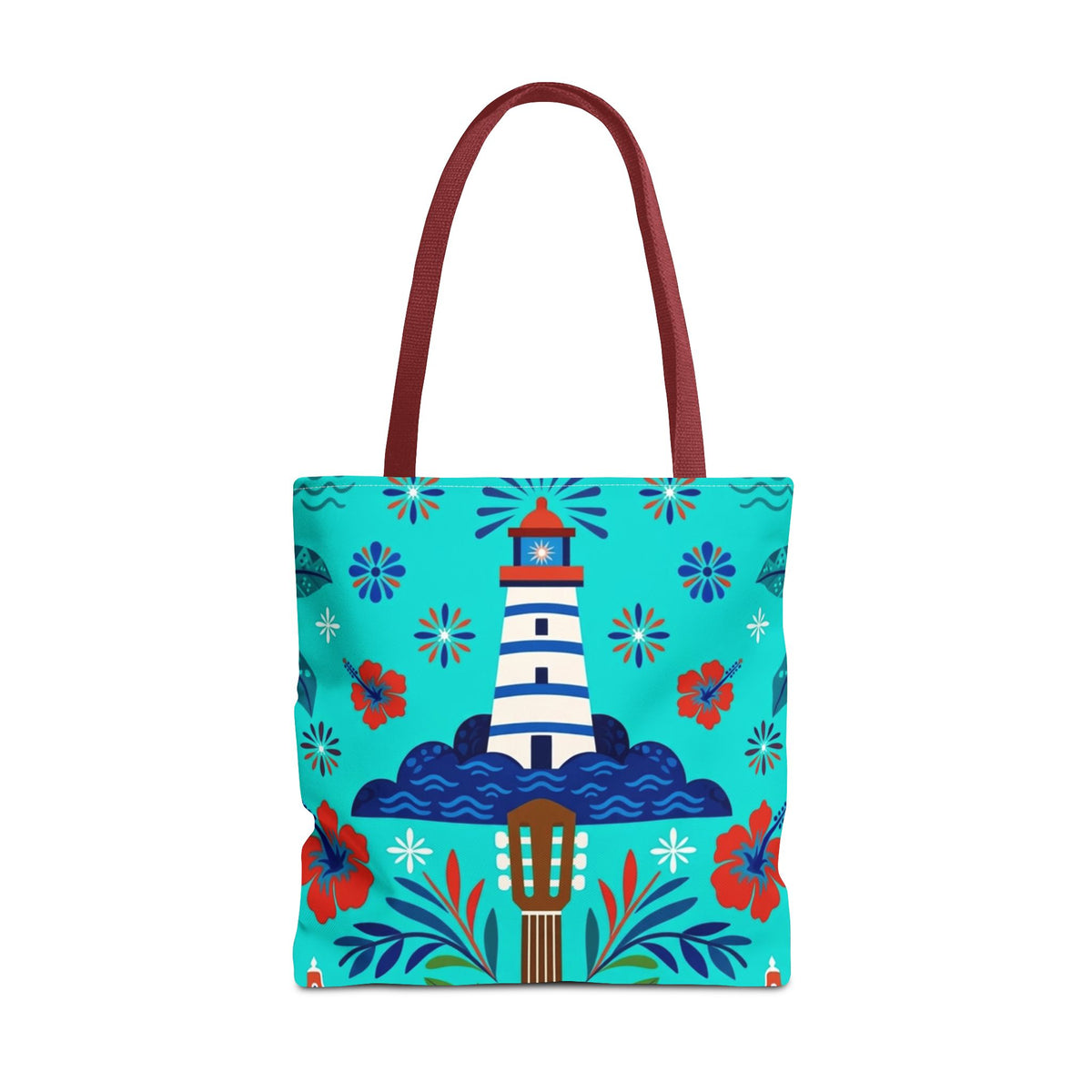 Dominican Republic Guitar & Maracas Tote Bag