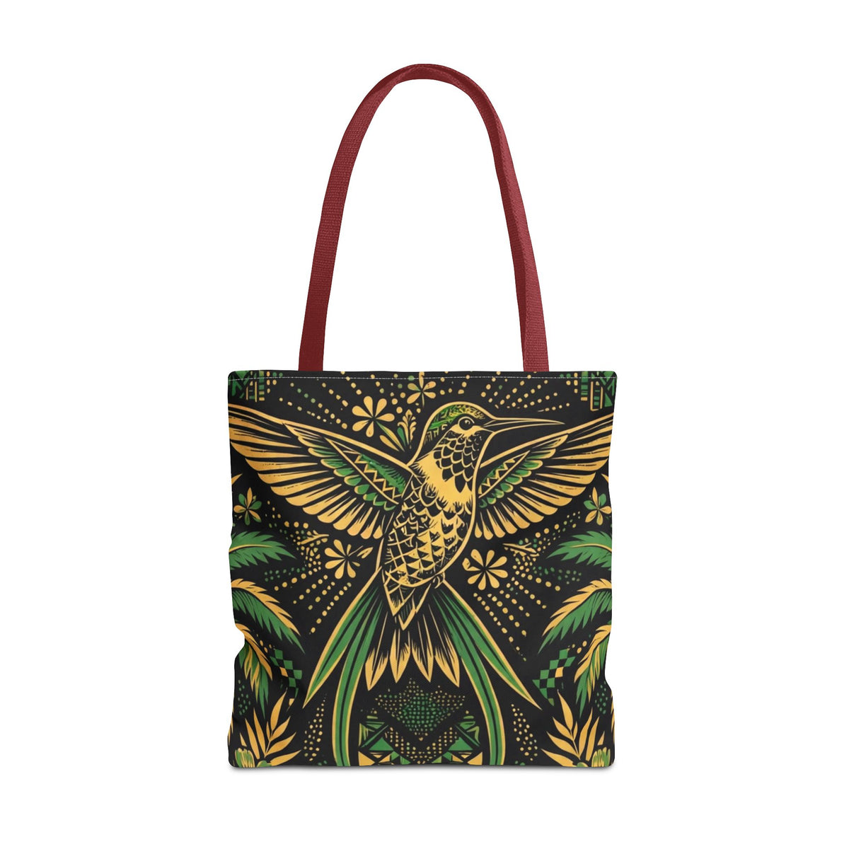 Jamaica Hummingbird & Guitar Tote Bag