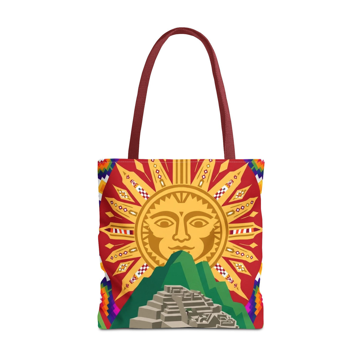 Peru Llama & Machu Picchu Tote Bag