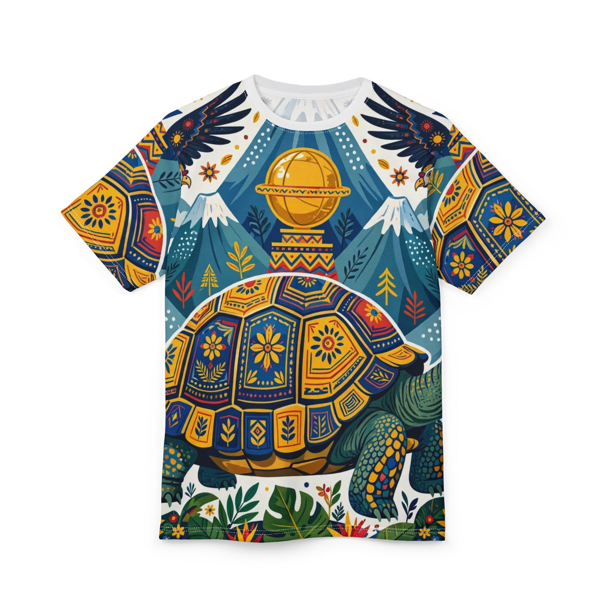 Ecuador Tortoise & Condor All-Over Print T-Shirt