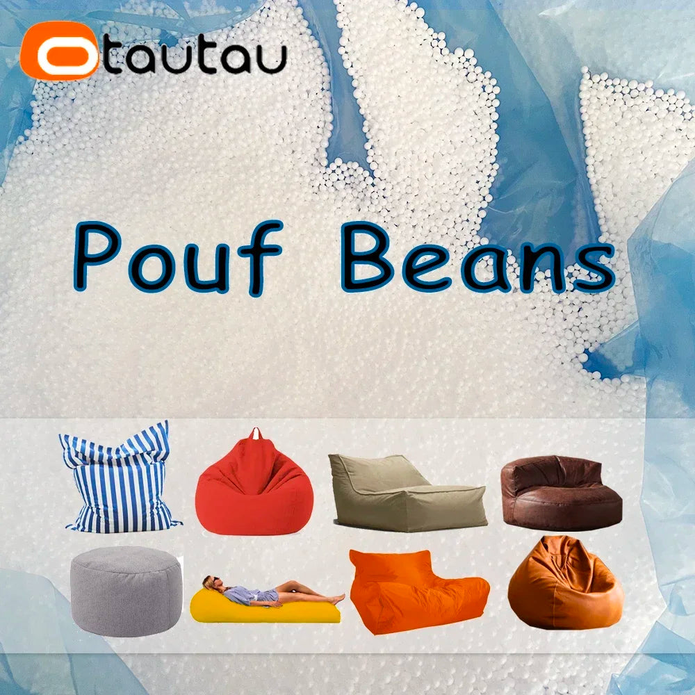 OTAUTAU 22L 3-5mm EPS Ball Pouf Refill Filler Foam Polystyrene Bean Bag Sofa Chair Pillow Doll Filling Artificial Snow TL003