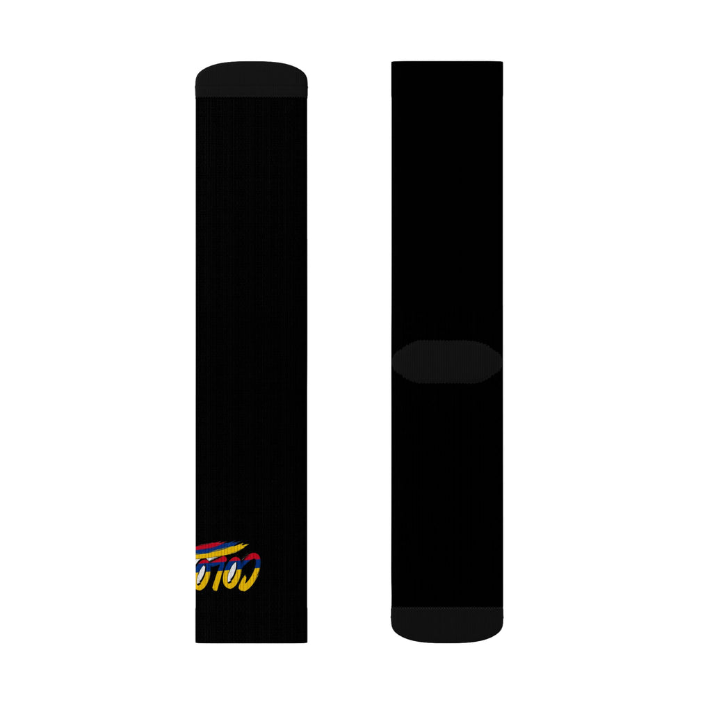Colombia Wordmark Socks - Black