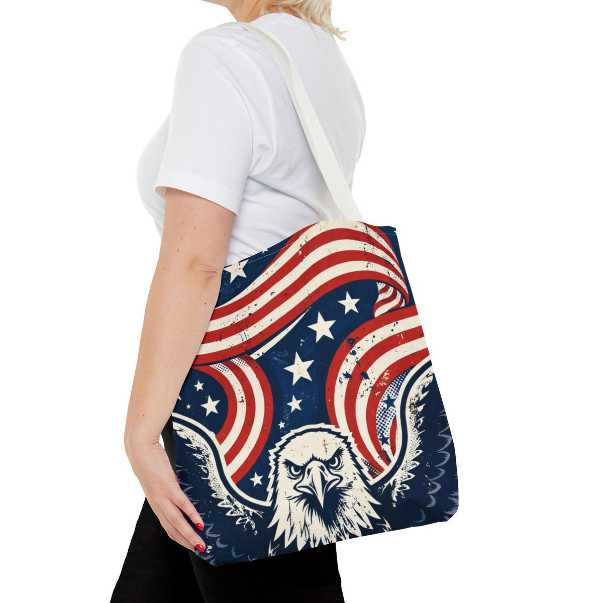 USA Eagle & Flag Tote Bag