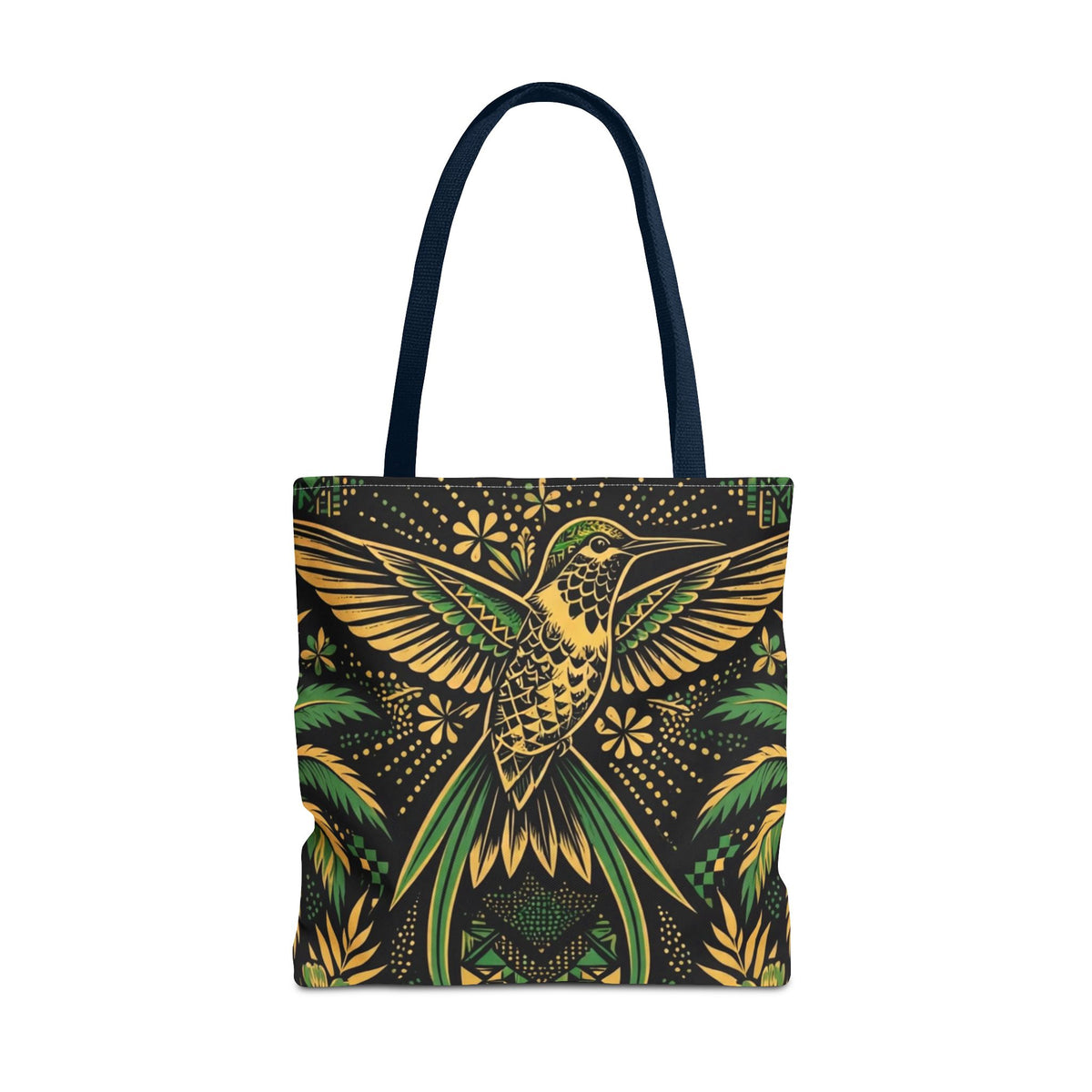 Jamaica Hummingbird & Guitar Tote Bag