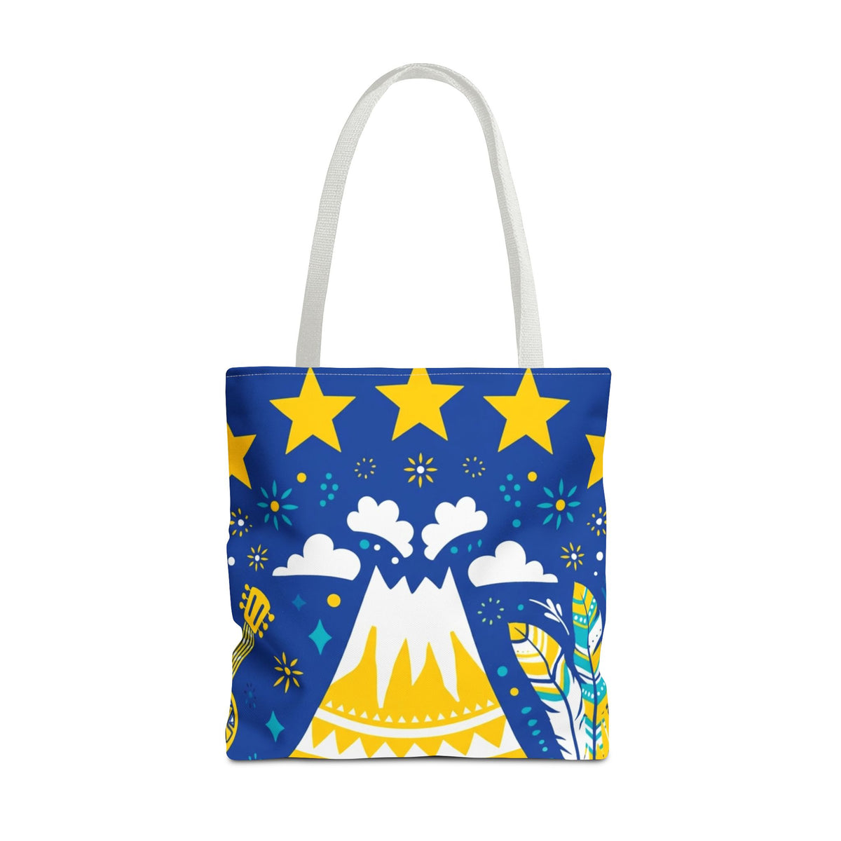 Cape Verde Volcano & Stars Tote Bag