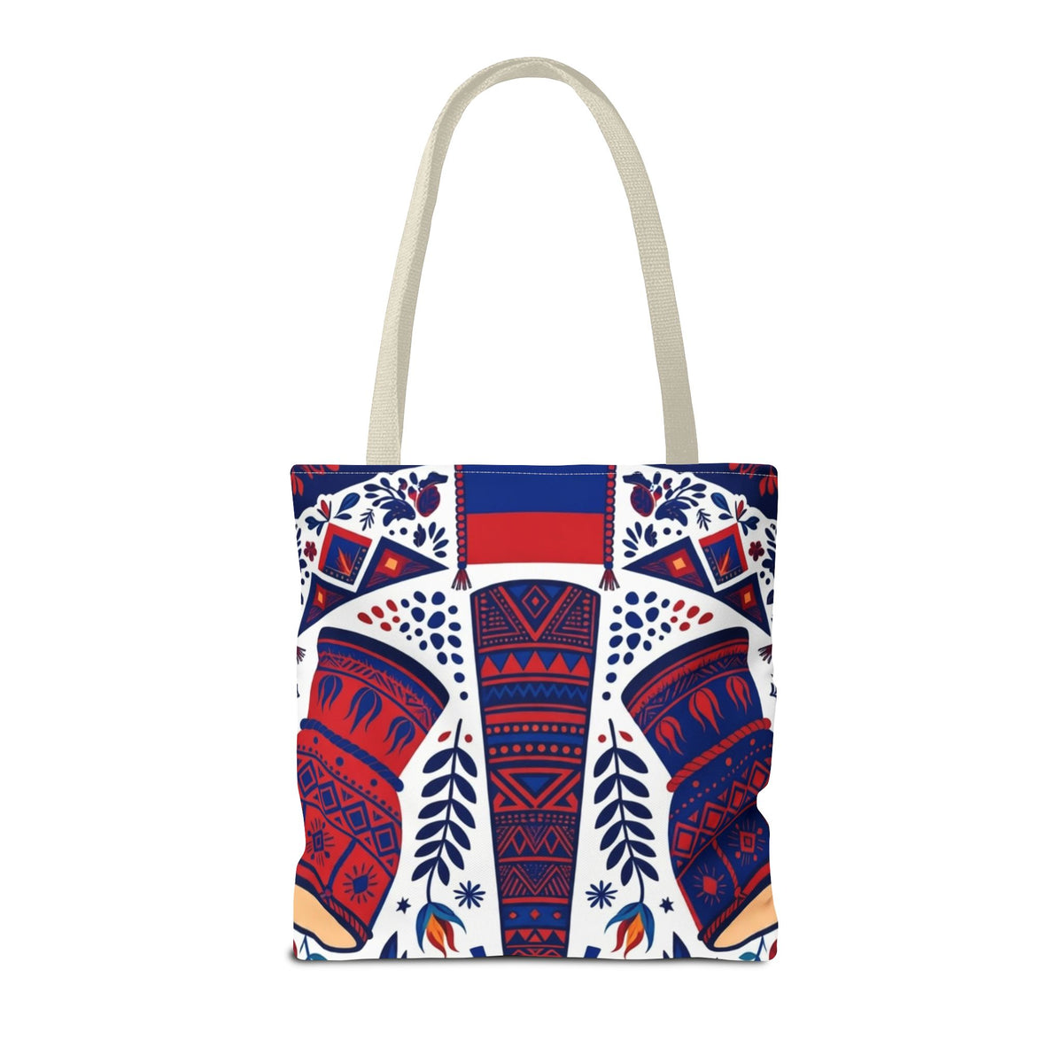 Haiti Palm & Drums Tote Bag