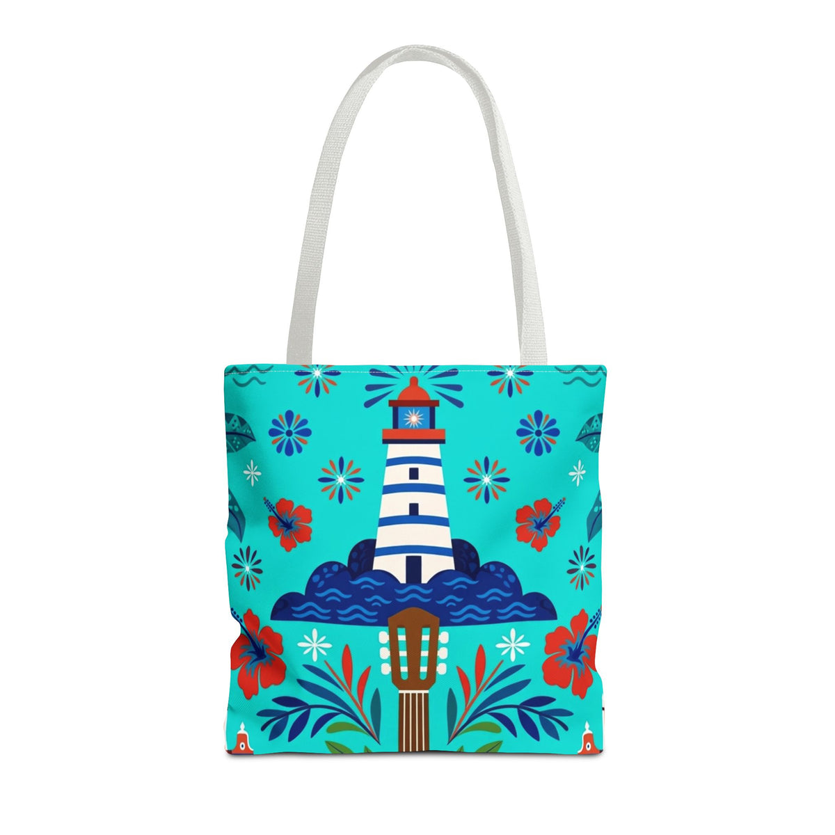 Dominican Republic Guitar & Maracas Tote Bag