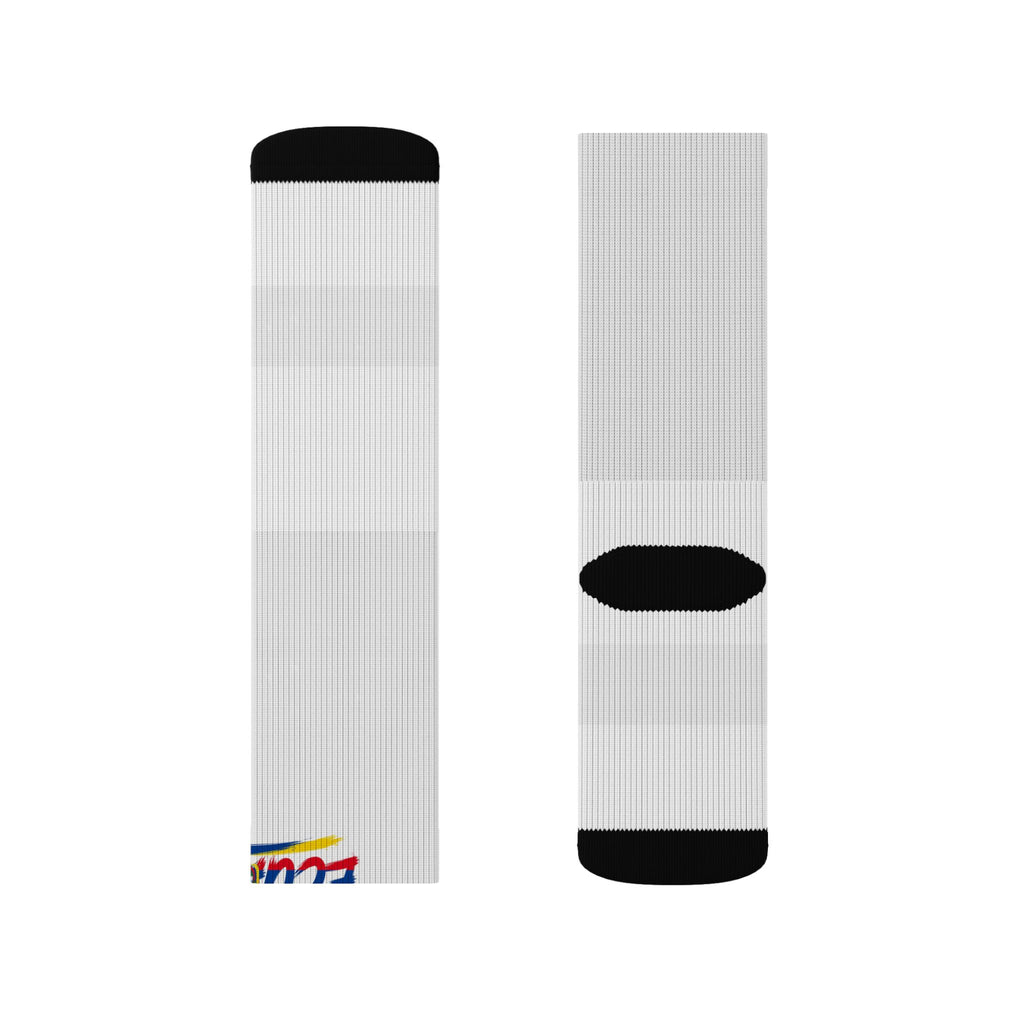Ecuador Wordmark Socks - White