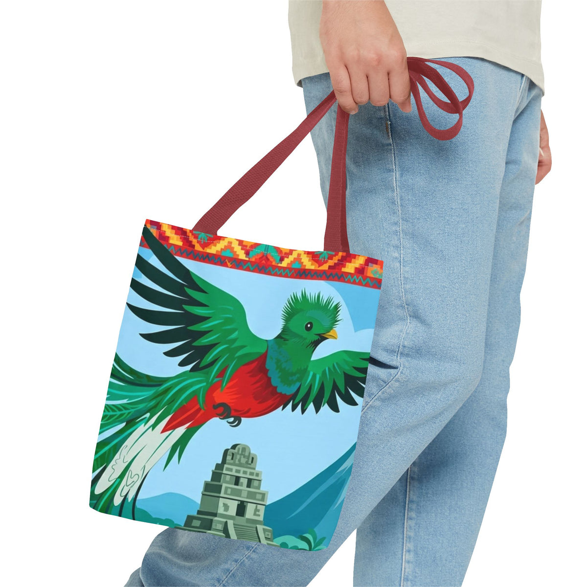Guatemala Quetzal & Tikal Tote Bag