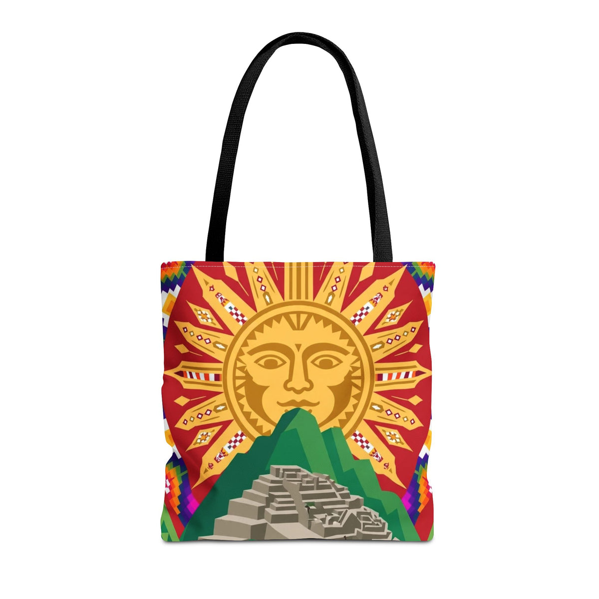 Peru Llama & Machu Picchu Tote Bag