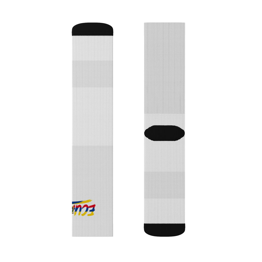 Ecuador Wordmark Socks - White