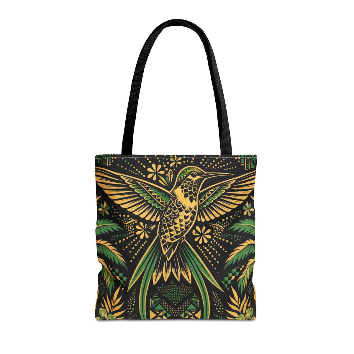 Jamaica Hummingbird & Guitar Tote Bag
