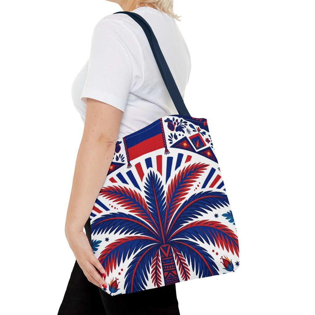 Haiti Palm & Drums Tote Bag