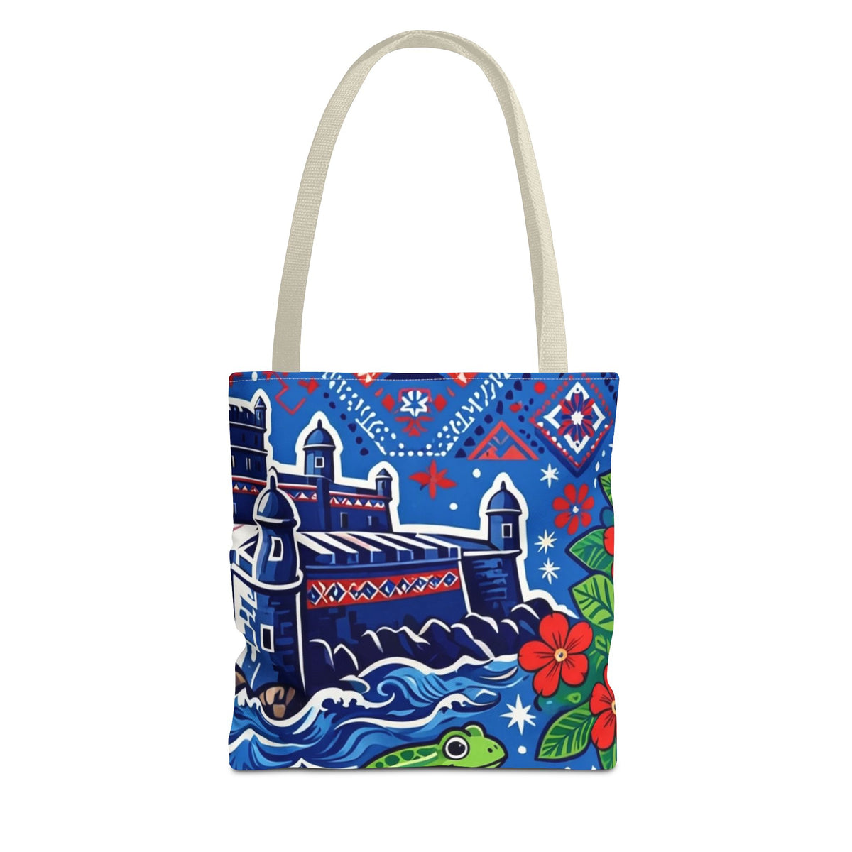 Puerto Rico El Morro & Coquí Tote Bag