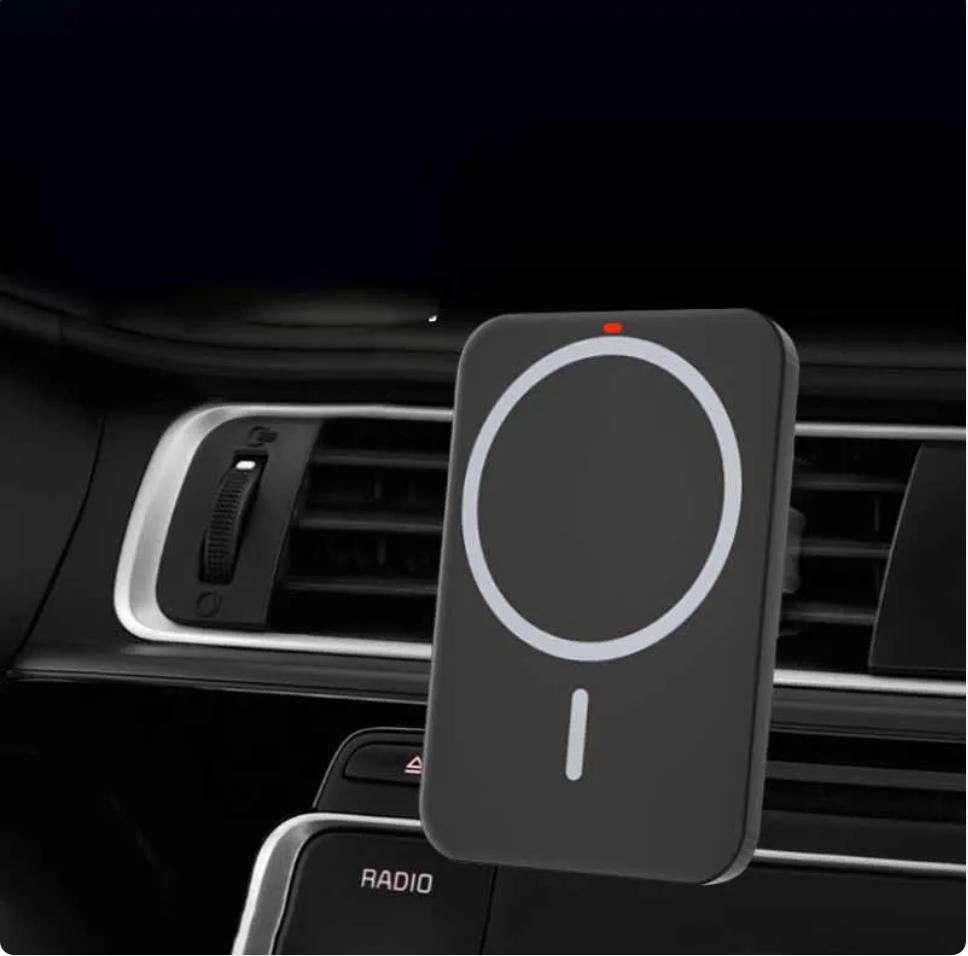 Magnetic Wireless Car Charger Mount 15W, MagSafe Vent Mount